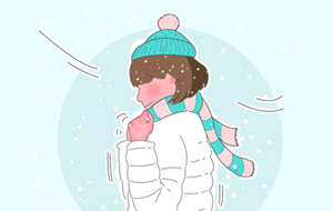 冬天要注意防寒，避免血管病变引起手脚冰凉